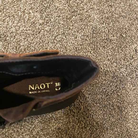Women’s Naot Brown Boots Size 7 Great Condition - Picture 8 of 8